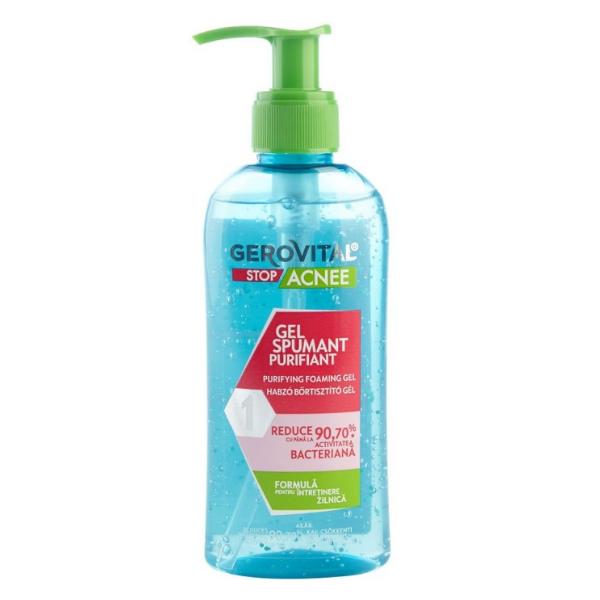 Gel Spumant Purifiant - Gerovital Stop Acnee Purifying Foaming Gel, 150ml