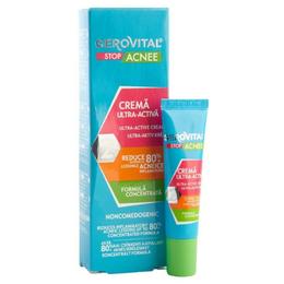 Crema Ultra-Activa - Gerovital Stop Acnee Ultra-Active Cream, 15ml