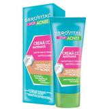 Crema CC Matifianta - Gerovital Stop Acnee Mattifying CC Cream, 30 ml