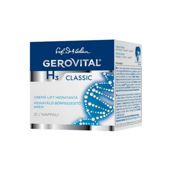 Crema Lift Hidratanta de Zi - Gerovital H3 Classic Moisturizing Lift Cream, 50ml poza