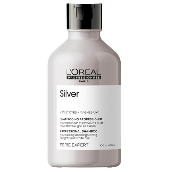 Sampon pentru Par Gri, Alb, Grizonat – L'Oreal Professionnel Serie Expert Silver Shampoo 300 ml 300 imagine noua