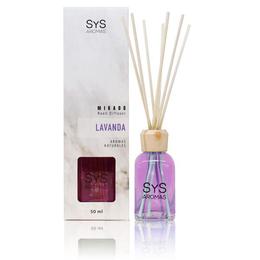 Difuzor cameră cu bețe ratan laboratorio sys - lavanda 50 ml