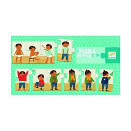 Puzzle educativ ma imbrac singur - djeco