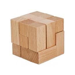 Joc logic iq cub din lemn - varianta 2 - djeco