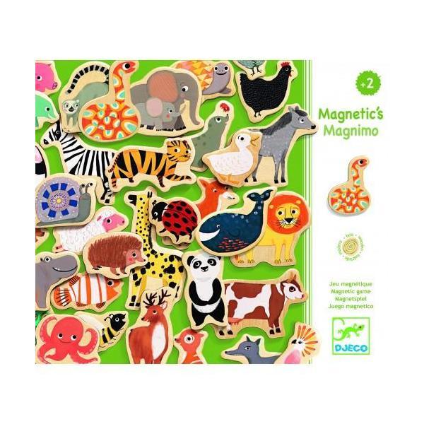Joc magnetic cu animale - multicolor - djeco