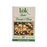 LÖK - ciocolată premium neagra cu mango și ananas 85g