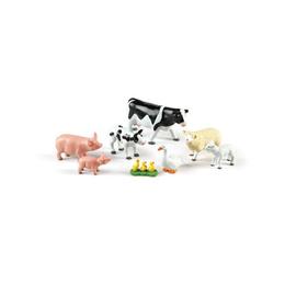 Set figurine mari +2 ani Animalele de la ferma si puii lor - Learning Resources
