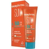 Crema Fata Nuantatoare SPF 50 - Gerovital Sun Tinted Face Sun Cream SPF 50, 50ml