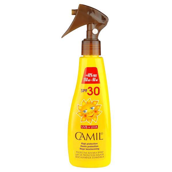 Spray de protectie solara Camil Sun SPF30 – SuperFinish – 210 ml esteto.ro imagine noua