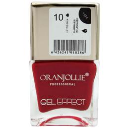 Lac de unghii oranjollie gel effect 10, 15 ml