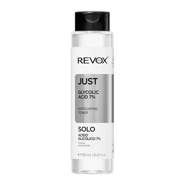 Loțiune tonică exfoliantă cu acid glicolic 7, Just glycolic acid, Revox, 300ml