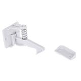 Set 10 blocaje protectie copii pentru sertare sau dulapuri, din plastic, culoare alba