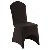 Set x 4 buc Huse elastice din Lycra pentru scaune banchet, culoare Neagra