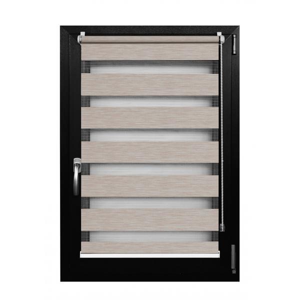 Rulou Textil Day&Night , Crem Nude , L 72 cm X H 100 cm