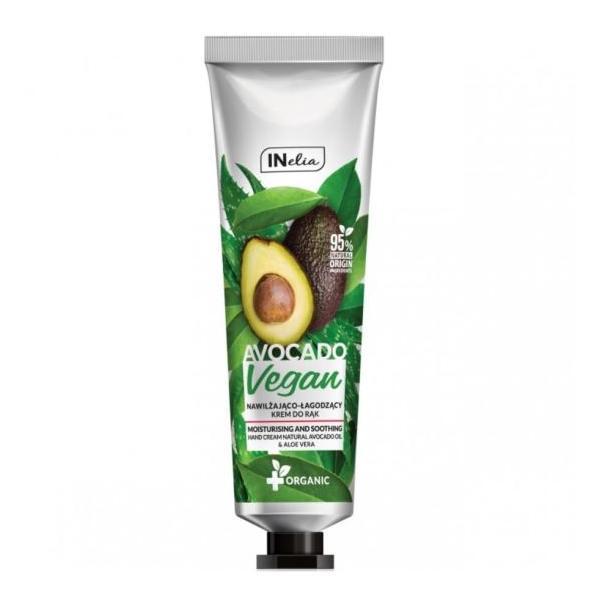 Crema de maini, hidratanta si calmanta, Vegan, Inelia, Revers, cu ulei de avocado si extract de aloe vera, 100ml 100ml