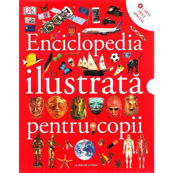 Enciclopedia ilustrata pentru copii (6 carti), editura Litera