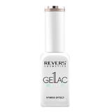 Lac de unghii Gellac 1 Step, Hybrid Effect, Non UV, Revers, 25 Crem nude, 10 ml