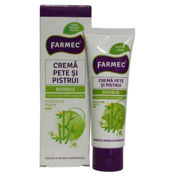 Crema Pete si Pistrui – Farmec Freckles and Spots Corrector, 50ml Farmec esteto.ro