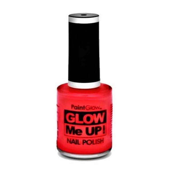 Lac de unghii Neon, stralucitor in lumina UV, Glow me up! , A06 Rosu A06 imagine noua