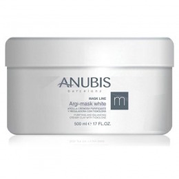 Masca cremoasa pentru ten gras, acneic - anubis mask line argi-mask white 500 ml