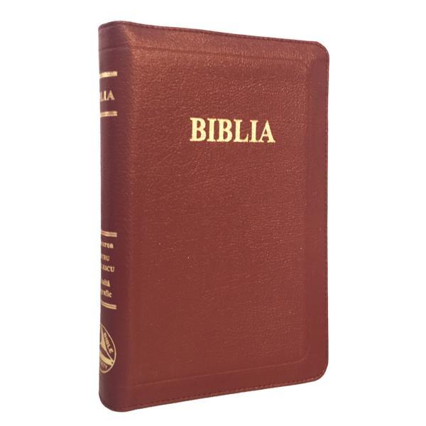 Biblia mica visinie, cu fermoar, editura Institutul Biblic