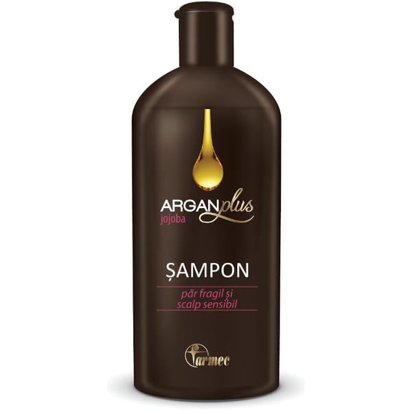 Sampon Farmec Argan Plus cu Ulei de Jojoba, 250ml