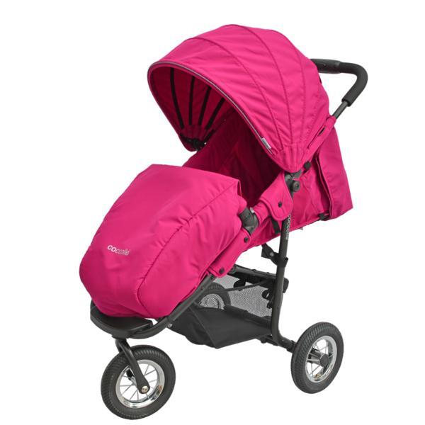 Caruciorul sport coccolle micio cu 3 roti roz