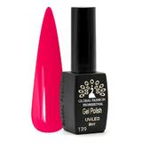 Oja semipermanenta, Global Fashion, Black Elite, 8 ml, Roz 139