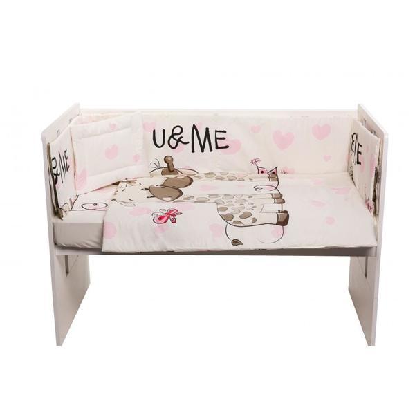 Lenjerie patut cu 5 piese u me pink