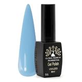 Oja semipermanenta, Global Fashion, Black Elite, 8 ml, Albastru 096