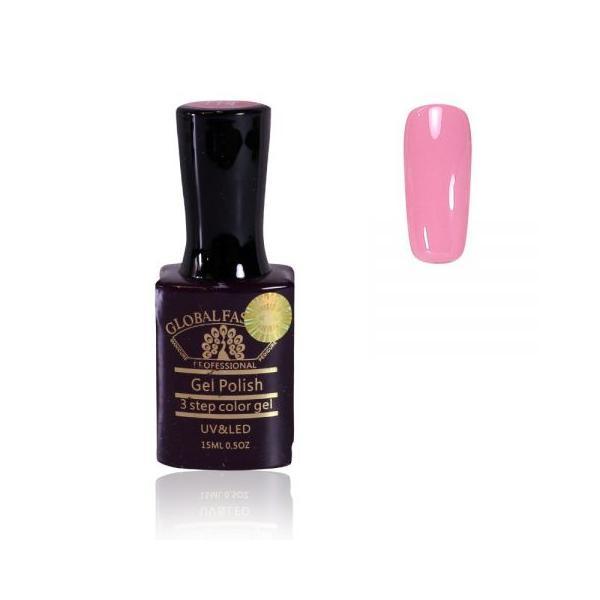 Oja semipermanenta, Global Fashion, Premium, 15 ml, Roz 114 114