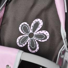 Carucior pentru papusi 3 in 1 coco brown flower
