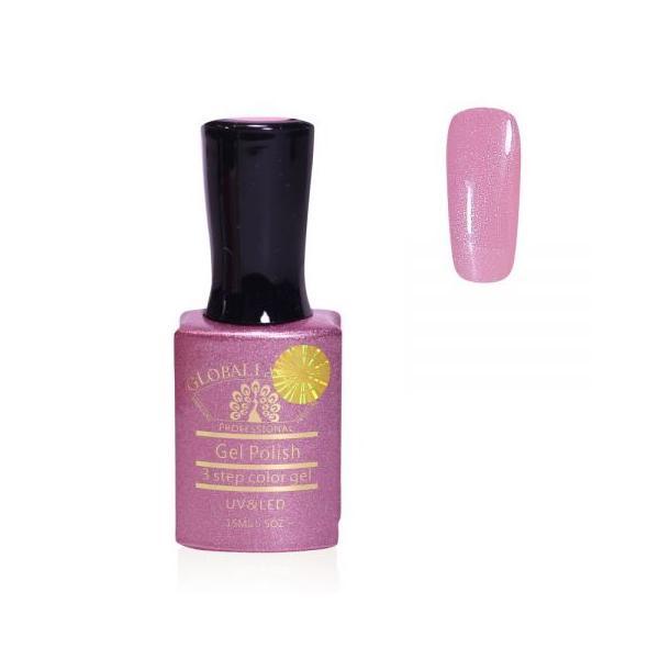 Oja semipermanenta, Global Fashion, Premium, 15ml, Roz 078 078 imagine noua