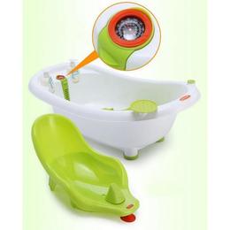 Cadita ergonomica cu reductor detasabil si termometru little mom green