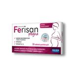 Supliment alimentar Solinea Ferisan Pregna, destinat femeilor gravide, pentru deficitul de fier, acid folic si vitaminele C, B2 si B6, 30 comprimate filmate