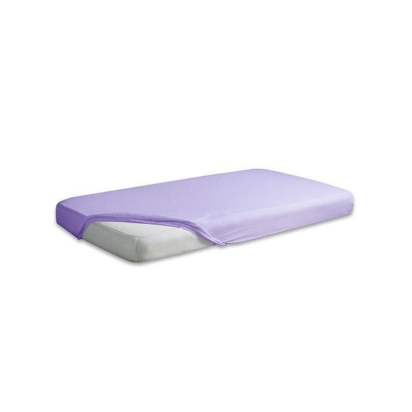 Cearceaf classic din frotir cu elastic 140x70 cm purple 19