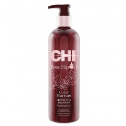 Sampon protector par vopsit - chi farouk rose hip oil color nurture protecting shampoo 340ml