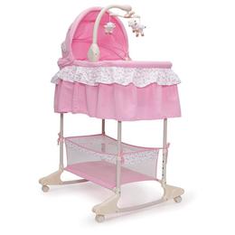 Patut leagan cu vibratii si muzica pentru bebelusi Nap Pink