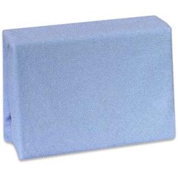 Cearceaf Premium din frotir cu elastic 140x70 cm Albastru inchis 25