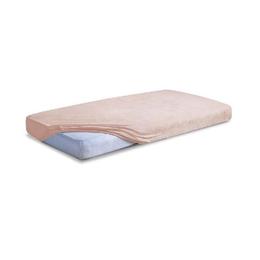 Cearceaf Premium din frotir cu elastic 120x60 cm Bej 04