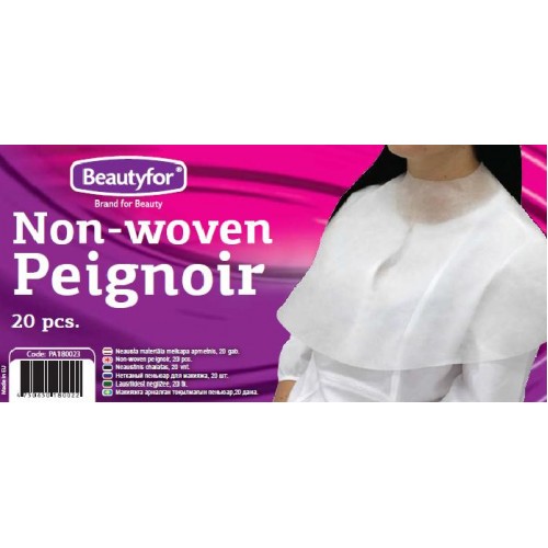 Pelerina din material netesut – Beautyfor Non-woven Peignoir, 20 buc Beautyfor