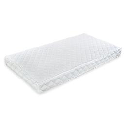 Patut din lemn Radek X Alb + Saltea Comfort 8 cm
