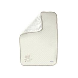 Paturica cu doua fete Luxury Ivory Snail 75x100 cm
