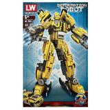 Set de constructie LW, Transformers 2 in 1 - Bumblebee, 332 piese