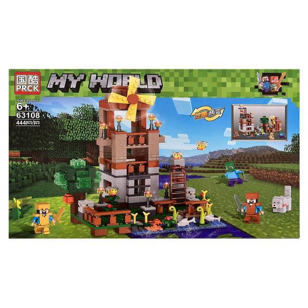 Set de constructie PRCK, MY World of Minecraft, 444 piese