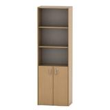 Dulap cu incuietoare mdf maro fag Tempo 57x34x175 cm 