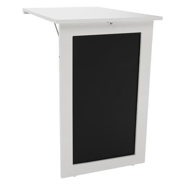 Masa plianta perete cu tabla de creta alba zalman 75.5x50x75 cm