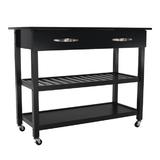 Carucior servire negru Nodal 112x52x91.5 cm 