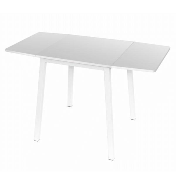 Masa extensibila mdf alb mauro 120x60x75 cm