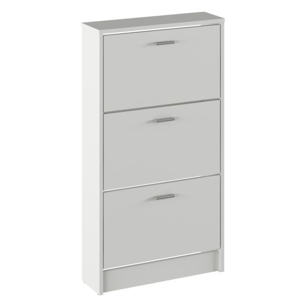 Pantofar mdf alb mobi 58x18x107 cm 